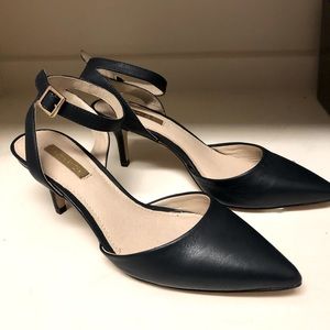 Louise et Cie Navy kitten heels